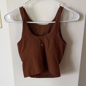 Lululemon Brown  sports bra top